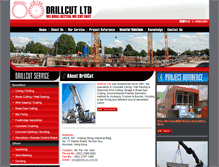 Tablet Screenshot of drillcut.com.hk